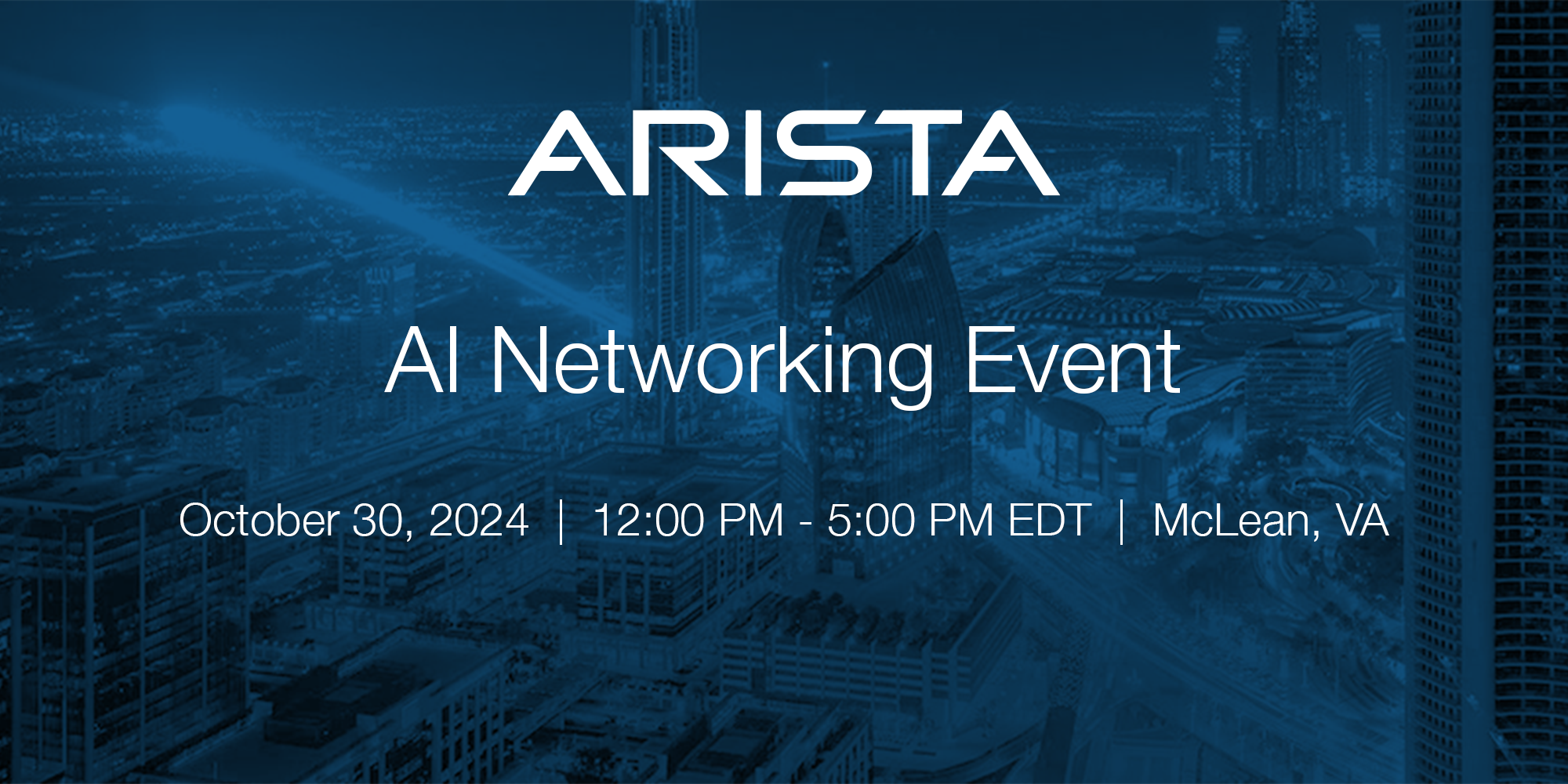 10-30 ai networking event mclean, va