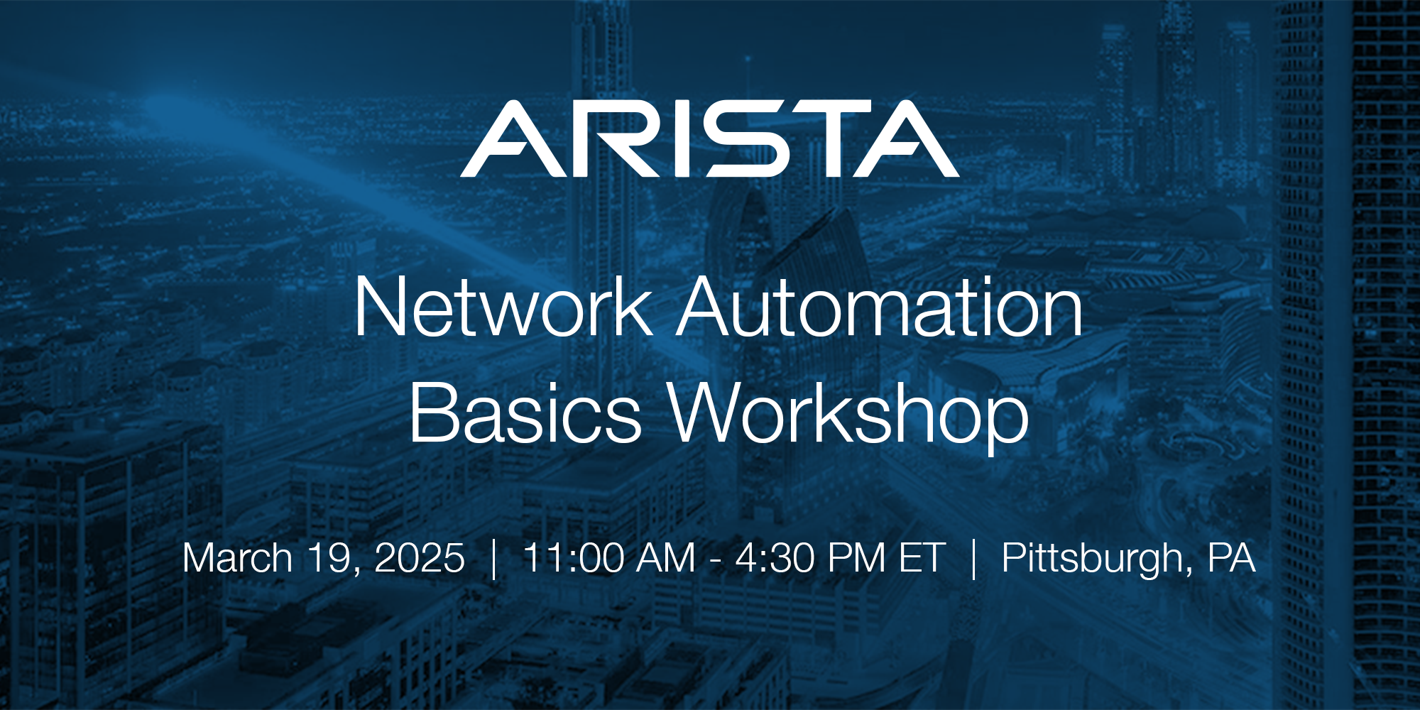 3-10 network automation pittsburgh