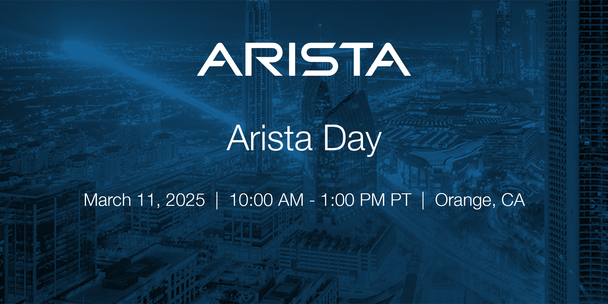 3-11 arista day orange ca