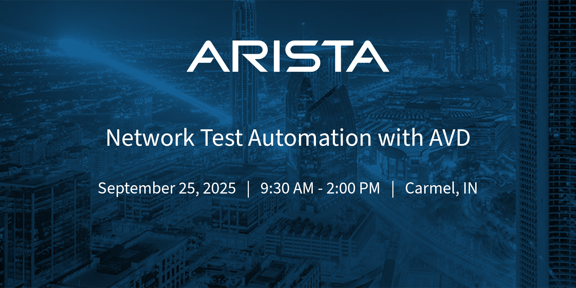 network test automation with avd carmel in